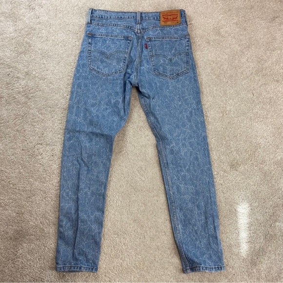 Levi's Men's 512 Slim Fit Tapered Acid Patterned Wash Jeans 31x30 - Picture 6 of 6